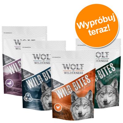 Pakiet mieszany Wolf of Wilderness Snack – Wild Bites