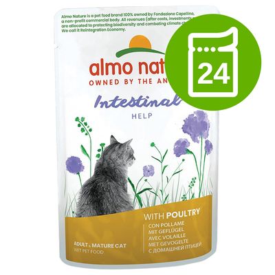 Megapakiet Almo Nature Holistic Intestinal Help, 24 x 70 g
