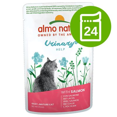 Megapakiet Almo Nature Holistic Urinary Help, 24 x 70 g