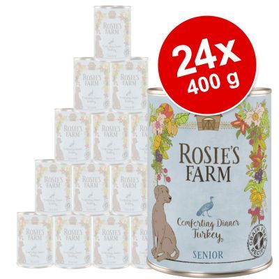 Megapakiet Rosie's Farm Senior, 24 x 400 g