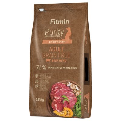 Fitmin dog Purity Adult, wołowina (bez zbóż)
