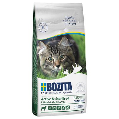 Bozita Grainfree Active & Sterilised, jagnięcina (bez zbóż)