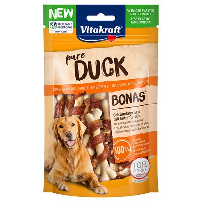 Vitakraft pure DUCK Bonas kości z wapniem, kaczka