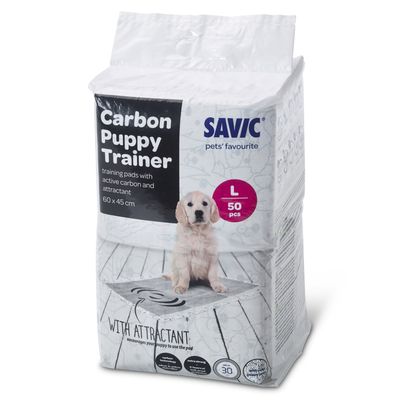 Savic Puppy Trainer Pads podkłady treningowe dla szczeniąt, z węglem aktywowanym