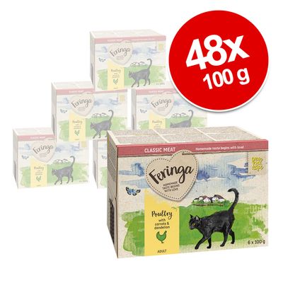Megapakiet Feringa Classic Meat Menu, miseczki, 48 x 100 g
