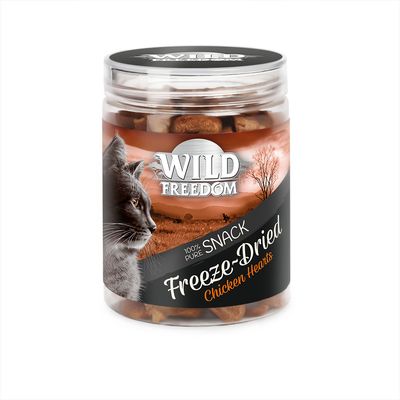 Wild Freedom RAW, liofilizowane serca kurze