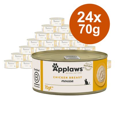 Megapakiet Applaws Mousse, 24 x 70 g