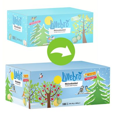 Lillebro Kule dla dzikich ptaków, 100 sztuk w kartonie