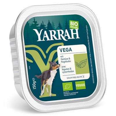 Yarrah Bio Vega, z bio dziką różą, 12 x 150 g