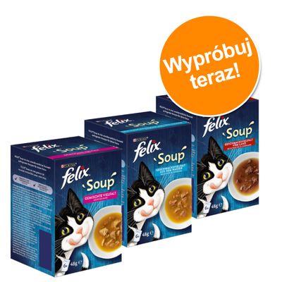 Pakiet mieszany Felix Soup, 18 x 48 g