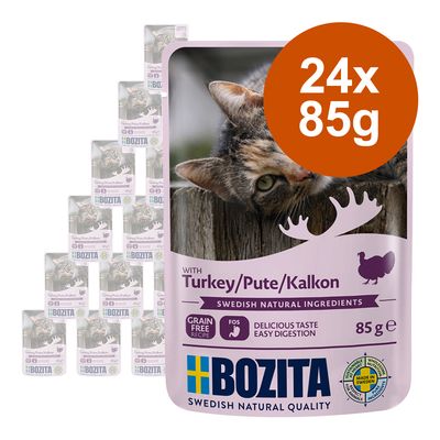 Bozita kawałki w sosie, saszetki, 24 x 85 g