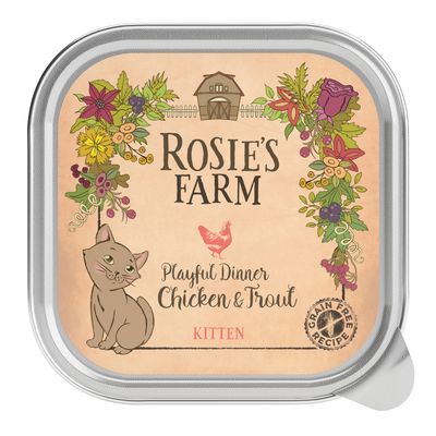 Rosie's Farm Kitten, 16 x 100 g