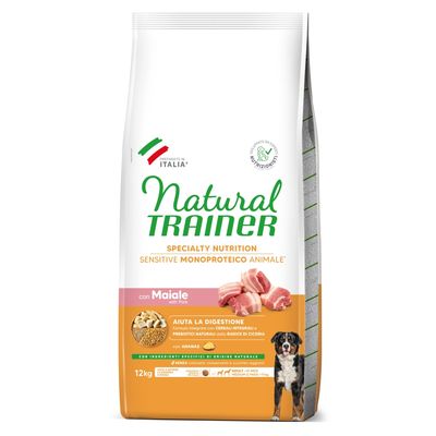 Natural Trainer Sensitive Adult Medium & Maxi z wieprzowiną