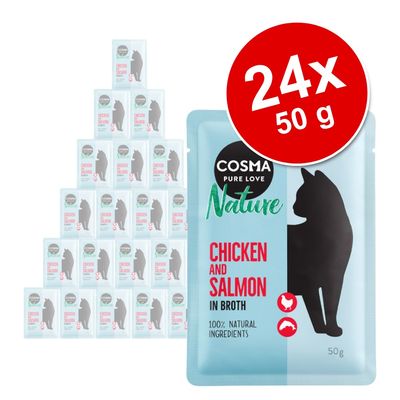 Pakiet Cosma Nature, saszetki, 24 x 50 g