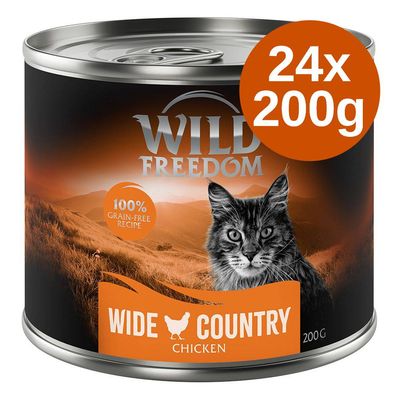 Megapakiet Wild Freedom Adult, 24 x 200 g