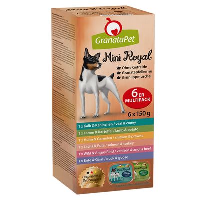 Pakiet mieszany GranataPet Mini Royal, 6 x 150 g