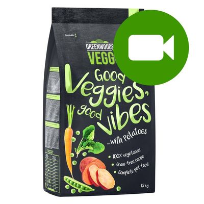 Greenwoods Veggie, Słodkie ziemniaki z groszkiem, marchwią i szpinakiem