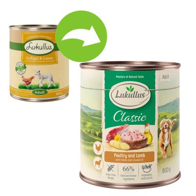 Megapakiet Lukullus Naturkost, 24 x  800 g