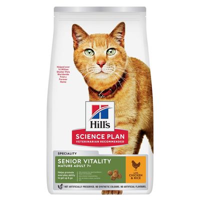Hill's Science Plan Senior Vitality Mature Adult 7+, kurczak i ryż