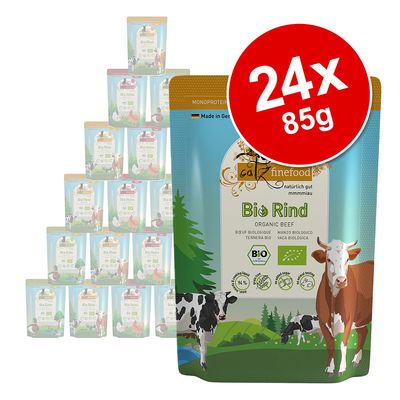 Korzystny pakiet catz finefood bio, 24 x 85 g