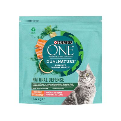 PURINA ONE Dual Nature Sterilized, łosoś ze spiruliną