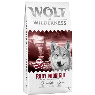 Wolf of Wilderness Adult "Ruby Midnight", wołowina i królik