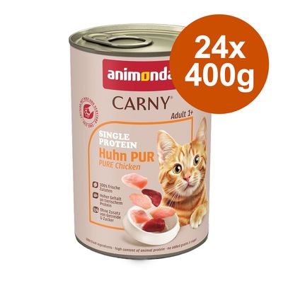 Megapakiet animonda Carny Single Protein Adult, 24 x 400 g