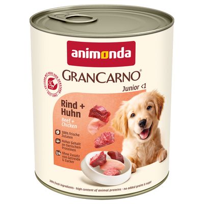 animonda GranCarno Original Junior, 6 x 800 g