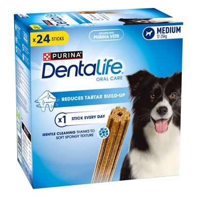 PURINA Dentalife, codzienna pielęgnacja zębów dla średnich psów