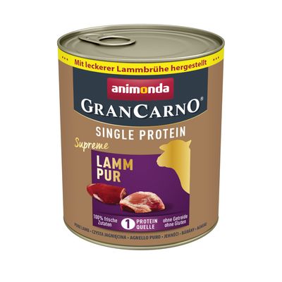 animonda GranCarno Adult Single Protein Supreme, 6 x 800 g