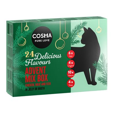 Kalendarz adwentowy Cosma, pakiet mieszany karmy mokrej