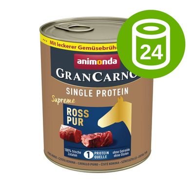 Megapakiet animonda GranCarno Adult Single Protein Supreme, 24 x 800 g