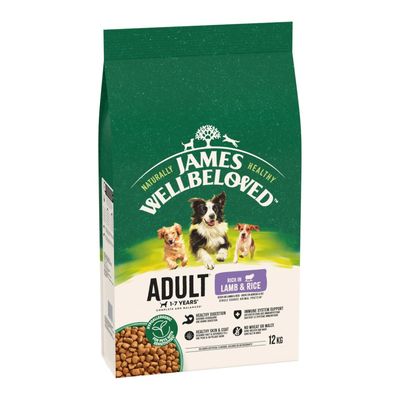 James Wellbeloved Adult Dog Hypoallergenic, jagnięcina i ryż