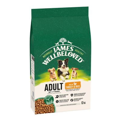 James Wellbeloved Adult Dog Hypoallergenic, indyk i ryż