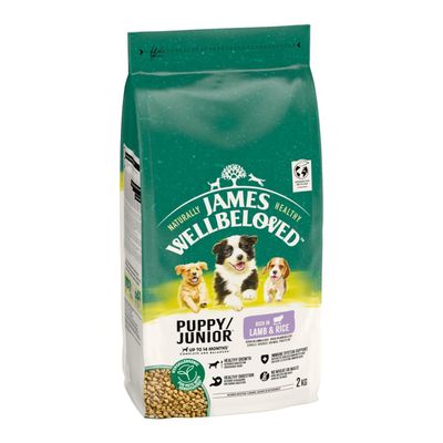 James Wellbeloved Puppy Junior Dog Hypoallergenic, jagnięcina i ryż