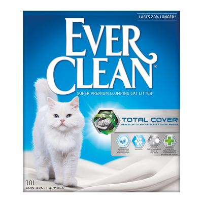 Ever Clean® Total Cover żwirek zbrylający się, bezwonny